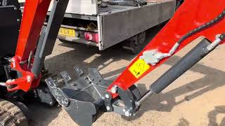 Oulide w106 micro digger with kubota d722 3 cylinder diesel engine for sale on eBay new [upl. by Aisinoid]