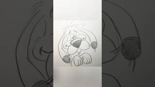 HOW TO DRAW Idefix in love  0084 asterix drawingtutorial comics [upl. by Morgan141]