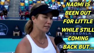 Danielle Collins Match Interview After Defeating Naomi Osaka  WTA ABU DHABI 2024 [upl. by Leafar]