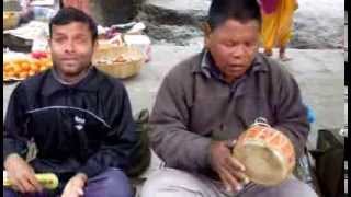 Blind Street singers in Kamakhya Temple httpbhupendalivecom [upl. by Angrist]