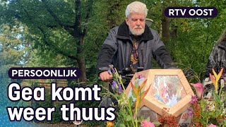 Hartverwarmend Willem timmert unieke houten urn voor zijn geliefde  RTV Oost [upl. by Haerr]