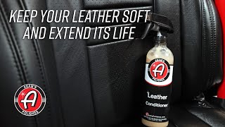 Keep Your Leather Soft and Extend Its Life  Adams Leather Conditioner [upl. by Othelia]