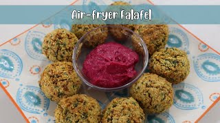 Airfryer Falafel recipe  Mealprep friendly  The Aspiring Home Cook [upl. by Knowland]