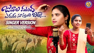 JUWALA MANDA EDURUCHOOSTUNDI BIDDA  SINGER VERSION  FOLK SONG 2024 MANJULAYADAV [upl. by Ynes]