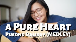 Genesis Anne  A Pure Heart  Pusong Dalisay with Lyrics a Worship Song Mashup Acoustic [upl. by Eirovi182]