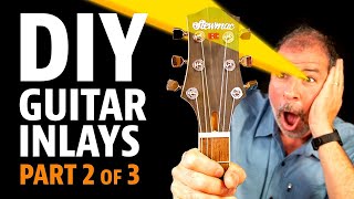 How To Inlay a Guitar Headstock  With Master Inlay Artist Craig Lavin Episode 2 [upl. by Uriia]