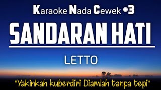 Letto  Sandaran Hati Karaoke Nada Wanita 3 [upl. by Gavini]