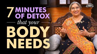 How To Detox Your Body  Detox Your Whole Body in 7 Minutes  Cleanse Your Body  Yogic Living [upl. by Dragoon]