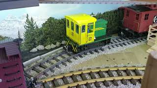 G Scale Live Steam Accucraft Caradoc On TerrysBoxCarChallenge [upl. by Camey]