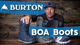 2018 Burton BOA Boot Collection  Overview  TheHousecom [upl. by Mortie329]