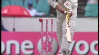 Ben Hilfenhaus BEST DELIVERY EVER VVS Laxman [upl. by Nirrak845]