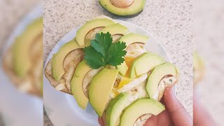 Avocado Toast With Egg  Healthy Breakfast Idea 🥑🍳 [upl. by Fidelis]