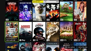 Xbox Game Pass All Available Games July 2023 💚 [upl. by Roselba]