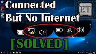 How To Fix WiFi Connected But No Internet Access Windows 10 8 7 [upl. by Sasnett]