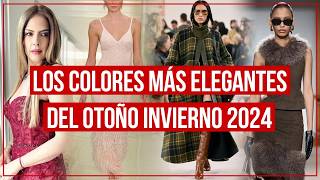 5 Colores de Moda Ideales para las FIESTAS  Tendencias otoño invierno 2024 [upl. by Natanoj]