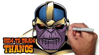 How to Draw Thanos  Avengers End Game [upl. by Morly]