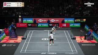 Anthony Sinisuka Ginting INA Vs Victor Axelsen Denmark  All England Open 2024 [upl. by Worra116]