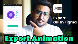 How to Export Animations Directly from Figma  Export GIF in Figma [upl. by Yajiv217]