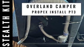 DIY Overland camper trailer build Propex heater stealth kit [upl. by Jemina]