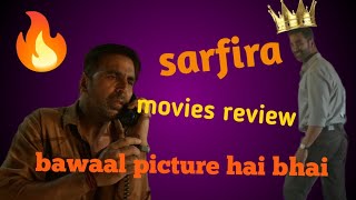 Sarfira 🍿Movie 🍿Review in hindi  The Review Room [upl. by Natsuj]