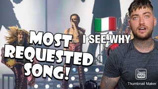 Måneskin  Zitti E Buoni  Italy 🇮🇹 Grand Final  Eurovision 2021 REACTION [upl. by Anelehs]