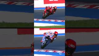 Pecco and Marc last corner comparison  2024 EmiliaRomagnaGP [upl. by Nottirb]