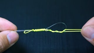 Powerful Smooth Fishing Knot for Leader Braid to Mono or Fluorocarbon  Best Fishing Knots 2021 [upl. by Cerell]