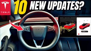 10 NEW Tesla Holiday Updates Its Here [upl. by Kevon]