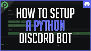 How to Setup a Python Discord Bot [upl. by Nnaassilem]