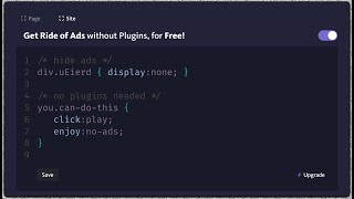 Remove Ads with CSS [upl. by Einal483]