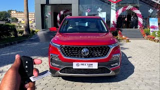 MG Hector Facelift 2021 Sharp  Diesel  1832 Lakh Rupees  Detailed WalkAround [upl. by Esiouqrut]