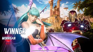 Marvel vs Capcom Infinite  Morrigan Aensland vs Iron Man Hard AI MvC Darkstalkers Avengers [upl. by Zoa]