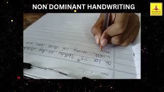 NON DOMINANT HANDWRITING  ASMVPM [upl. by Zetnahs]