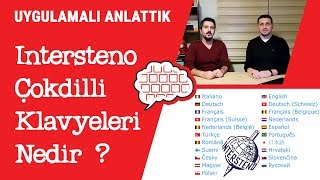 Intersteno Çokdilli Klavyeleri Nasıl Kullanılır [upl. by Nathalia]