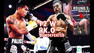 ASTON PALICTE VS JOSE SALAS DILIKADO MAY BABAGSAK  ROUND 2 LANG SA PINOY ANG UNDEFEATED [upl. by Immat837]