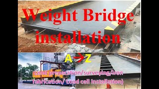 Weight bridge truck scale installation full video All civil amp mechanical Activities 💯👌🚚🚛 [upl. by Etnaihc]