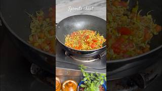 Sprouts chaat healthy breakfast shorts shortvideo sprouts [upl. by Germayne]