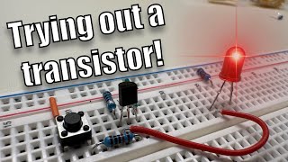 Making an inverter from a transistor [upl. by Aslam]