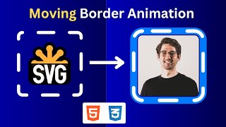 SVG Moving Border Animation in HTML and CSS [upl. by Cila]