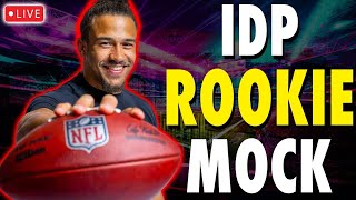 2023 IDP Rookie Mock Draft w Offensive Players [upl. by Eynobe]