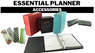 Essential Planner Accessories  Storage Binders Hole Punchers and Plastics [upl. by Acinonrev519]