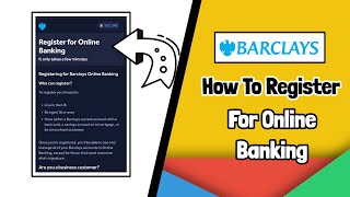 Barclays register for online banking  InternetBankingUserID  Alternative present [upl. by Sevik]