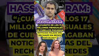 Hassan quot¿Cuánto pagaba Cubillos para difundir noticias falsas en redes socialesquot [upl. by Matthias680]