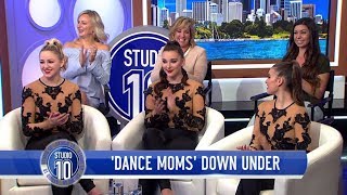 Dance Moms Stars In Australia For The Irreplaceables Tour  Studio 10 [upl. by Sandro14]