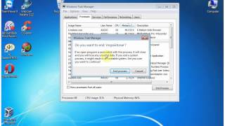 Windows 7 Tips  How to Kill a Process with Task Manager Professional [upl. by Lleinad]