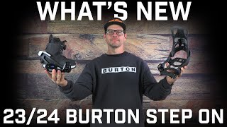 Whats New Burton Step On For The 2324 Season [upl. by Pedersen]