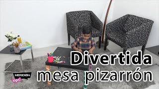 Hagamos una divertida mesa de juego con pizarrón para niños  MeridianTips [upl. by Gamin]