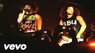 LMFAO  Party Rock Anthem Walmart Soundcheck Live ft Lauren Bennett GoonRock [upl. by Karlen]