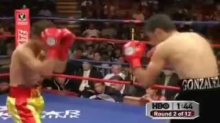 Gerry Penalosa Knockouts Jhonny Gonzalez WBO Bantamweight Title [upl. by Chura]