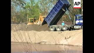 The levees that broke during Hurricane Katrina are being repaired [upl. by Kcirdez]